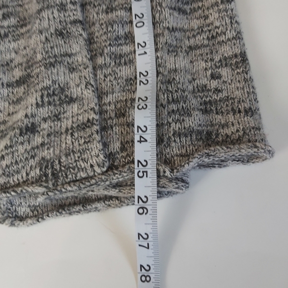 Talula Aritzia Wrap Cardigan Lambswool Cashmere Blend Gray S - Picture 12 of 13